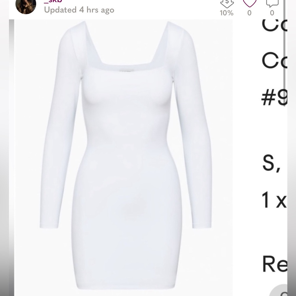 NWOT contour mini dress